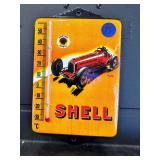 5"X7" Steel/Porcelain Thermometer - Shell