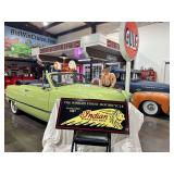 Porcelain steel "Indian Motorcycles" sign