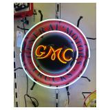 NEON "GMC Trucks" sign 24"