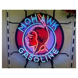 NEON "Mohawk Gas" sign, 24"