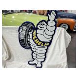 Porcelain steel "Michelin Man" sign