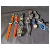 Lot -(9) Watches
