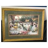 Large Framed Print "Le Dinr a