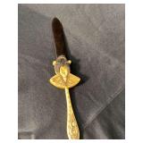 Antique Asian Letter Opener Tagua Nut (Vegetable Ivory)
