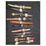 Lot - (17) Watches