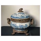 Vintage Castilian Blue and White Porcelain