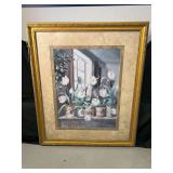 Large Framed Print of "Tulip Reflection" by Fabrice de Villeneuve