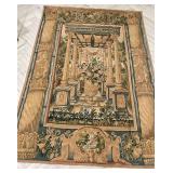 Incredible 16th/17th Century Flemish Silk and Wool Figural Tapestry