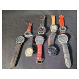 Lot -(9) Watches