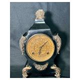 Antique Ansonia Clock with Brass Ormolu