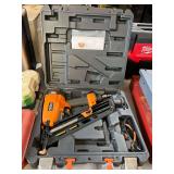 RIDGID R250AFA Angled Finish Nailer with Safety Glasses and Case