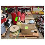 Pallet - Sprayers, Rope, Hilti Epoxy, etc
