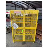2-Door Steel Propane Tank Cage Cabinet