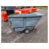 Rolling Dump Hopper Cart