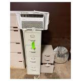 (2) File Cabinets and Window Unit