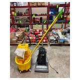 Mop Bucket and Vacuum