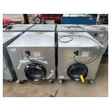 (2) Abatement Technologies H2KM Negative Air Machines
