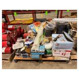 Pallet - Construction Supplies - Bolts, Screws, Tape, Brackets, Accessories