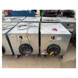 (2) Abatement Technologies H2KM Negative Air Machines