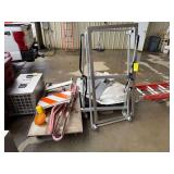 Lot - Rolling Cart, Stands, Braces