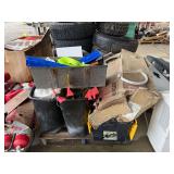 Pallet - Cooler, Stencils, Brackets, Bins, Parts