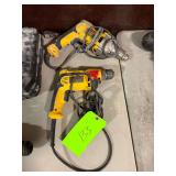(2) DeWalt Drills