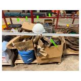 Pallet - Construction Supplies - Elbows and T-Posts, Construction Supplies, Rods, etc