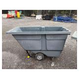 Rolling Dump Hopper Cart