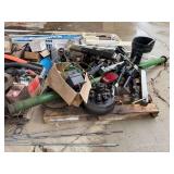 Pallet - Parts, Trailer Jacks, etc