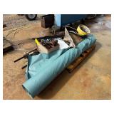 Pallet - T-Posts, Roll of Protectant, Screws, etc