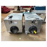 (2) Abatement Technologies H2KM Negative Air Machines