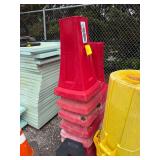 Lot - Fire Extinguisher Holder Cones
