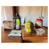 Lot - Assorted Containers and Decor