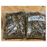 9mm Luger Brass Casings for Reloading - (2) Bags