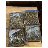 9mm Luger Brass Casings for Reloading - (4) Bags