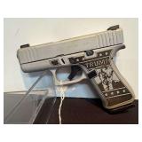 Glock 43X 9mm Pistol - Special Edition Trump Mugshot Never Surrender