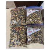 9mm Luger Brass Casings for Reloading - (4) Bags