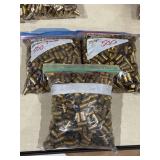 9mm Luger Brass Casings for Reloading - (3) Bags