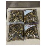 9mm Luger Brass Casings for Reloading - (4) Bags