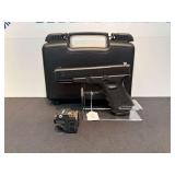 Glock 23 .40 Pistol with Six Ray Pistol Laser Light Combo in Hard Case