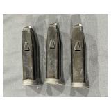 (3) Beretta 15-Round 9mm Magazines