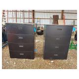 (2) 4-Drawer Lateral Filing Cabinet