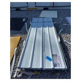 White Metal Roof Panels, 7.87ft L x 3ft W x 4mm Thick - 70 Pieces