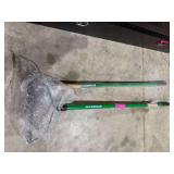(2) Garden Rake with Fiberglass Handle
