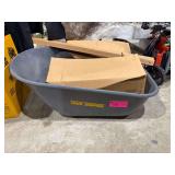 New True Temper Wheel Barrow with 2 Wheels and Accessories