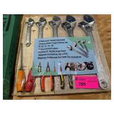 Tool Set - Pliers, Screwdrivers, Chrome-plated Wrench Set