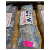 (10) Heavy-Duty Ratchet Straps with Double J-Hook Tie Down, 2.4in x 33ft