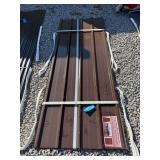 Brown Metal Roof Wall Panels, 7.87 L x 3ft W x 4mm Thick - 30 Pieces