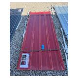Red Polycarbonate Roof Panels, 7.87ft L x 3ft W x 8mm Thick - 30 Pieces