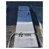 Clear Multiwall Polycarbonate Panels, 7.87ft L x 2.25ft W x 6mm Thick - 20 Pieces